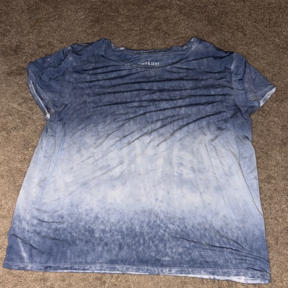 American Eagle Outfitters Soft & Sexy Blue Tee
